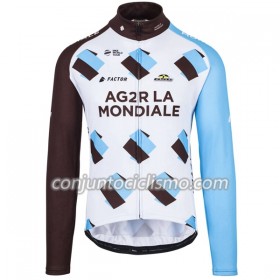 Maillot mangas largas 2017 AG2R La Mondiale N001